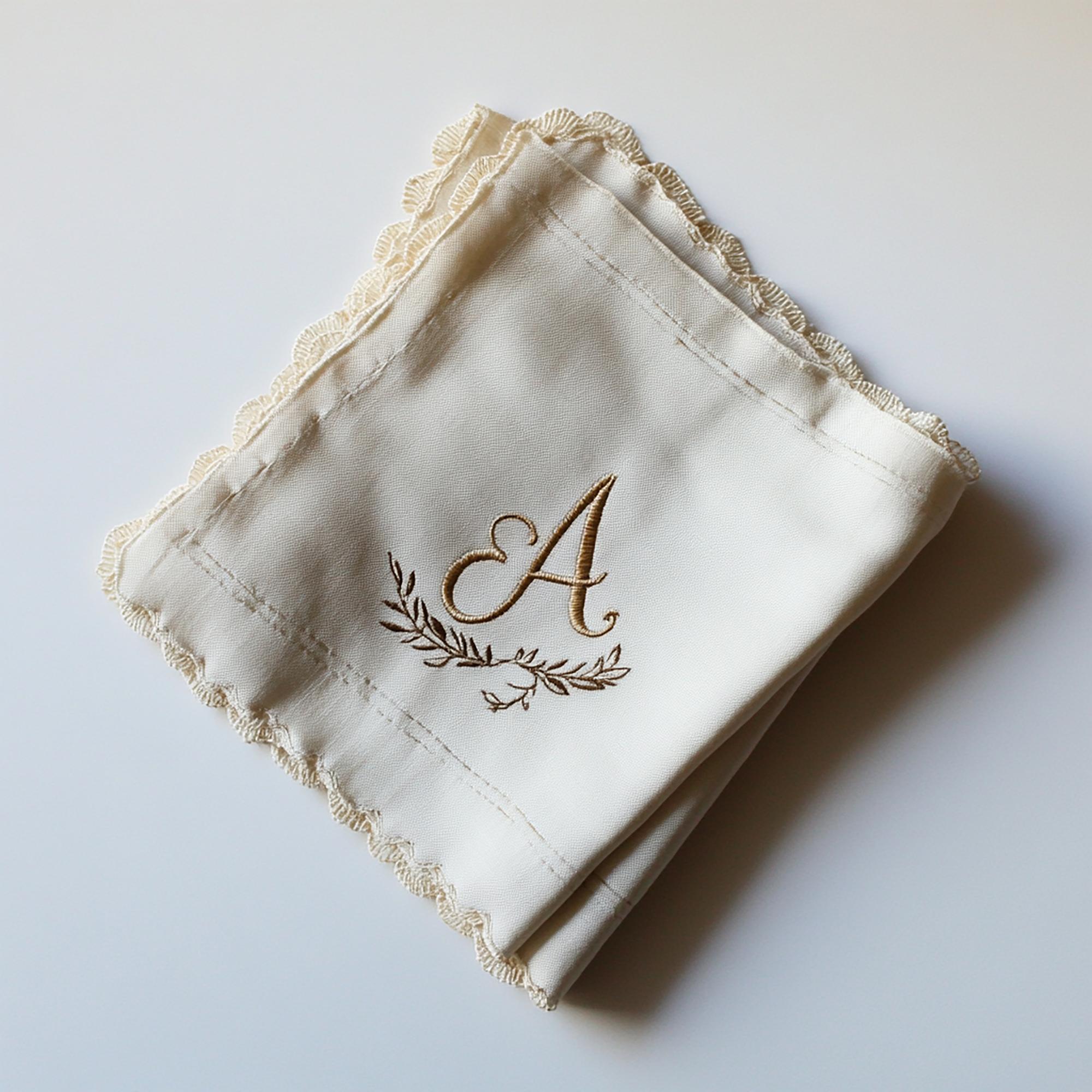 haftowane monogramy na ręcznikach